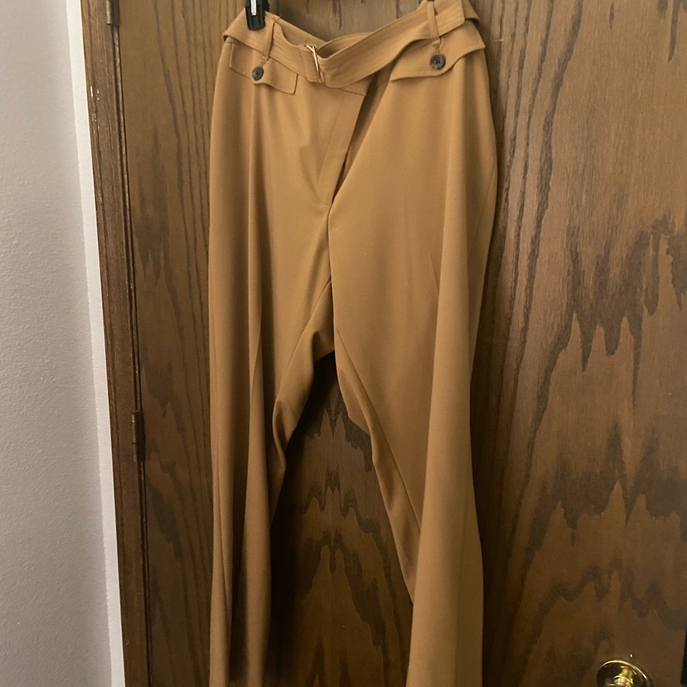 Calvin Klein trousers. Camel. Size 14.